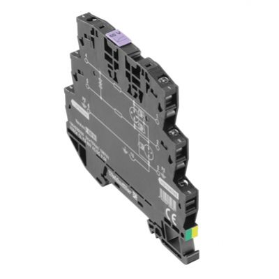 WEIDMULLER VSSC6 CL 12VDC 0.5A Odgromnik (sieci przesyłu danych/technologia MCR), Ochrona przeciwprzepięciowa, MSR, Analogowe, Liczba sygnałów: 1, DC, 12 V, 500 mA, Zacisk 1064150000 /10szt./ (1064150000)